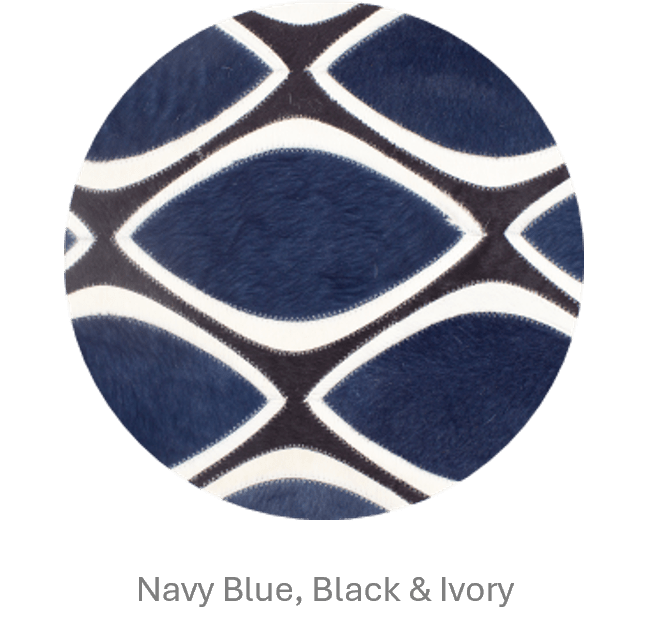 Eye Cat – Contemporary Custom Rug in Cowhide by Homelosophy