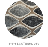Eye Cat – Contemporary Custom Rug in Cowhide by Homelosophy