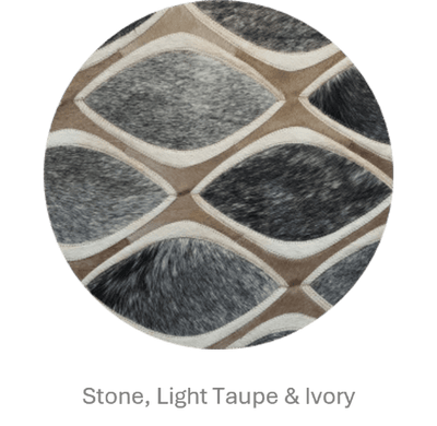 Eye Cat – Contemporary Custom Rug in Cowhide by Homelosophy