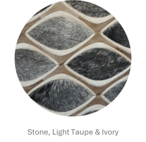 Eye Cat – Contemporary Custom Rug in Cowhide by Homelosophy
