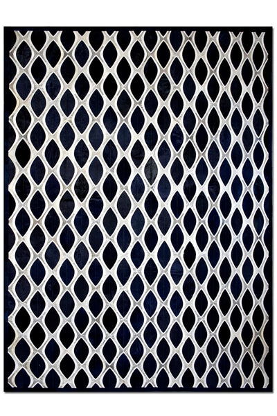 Eye Cat – Contemporary Custom Rug in Cowhide by Homelosophy