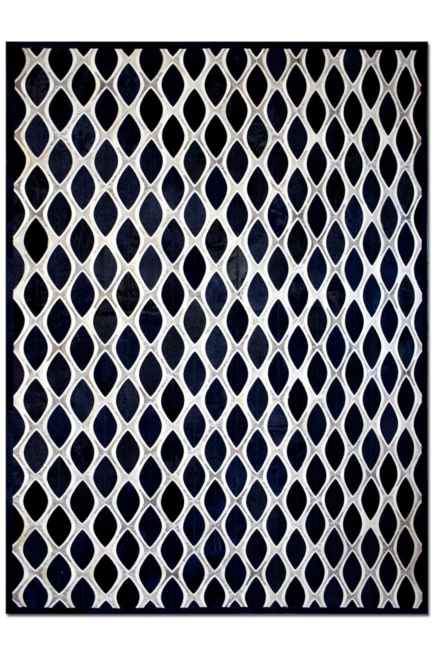 Eye Cat – Contemporary Custom Rug in Cowhide by Homelosophy