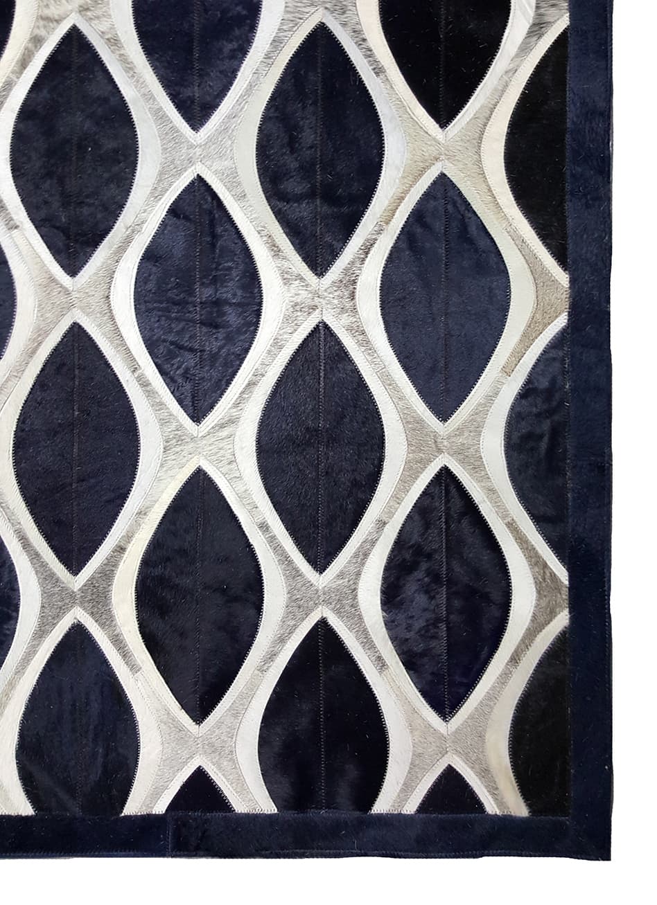 Eye Cat – Contemporary Custom Rug in Cowhide by Homelosophy