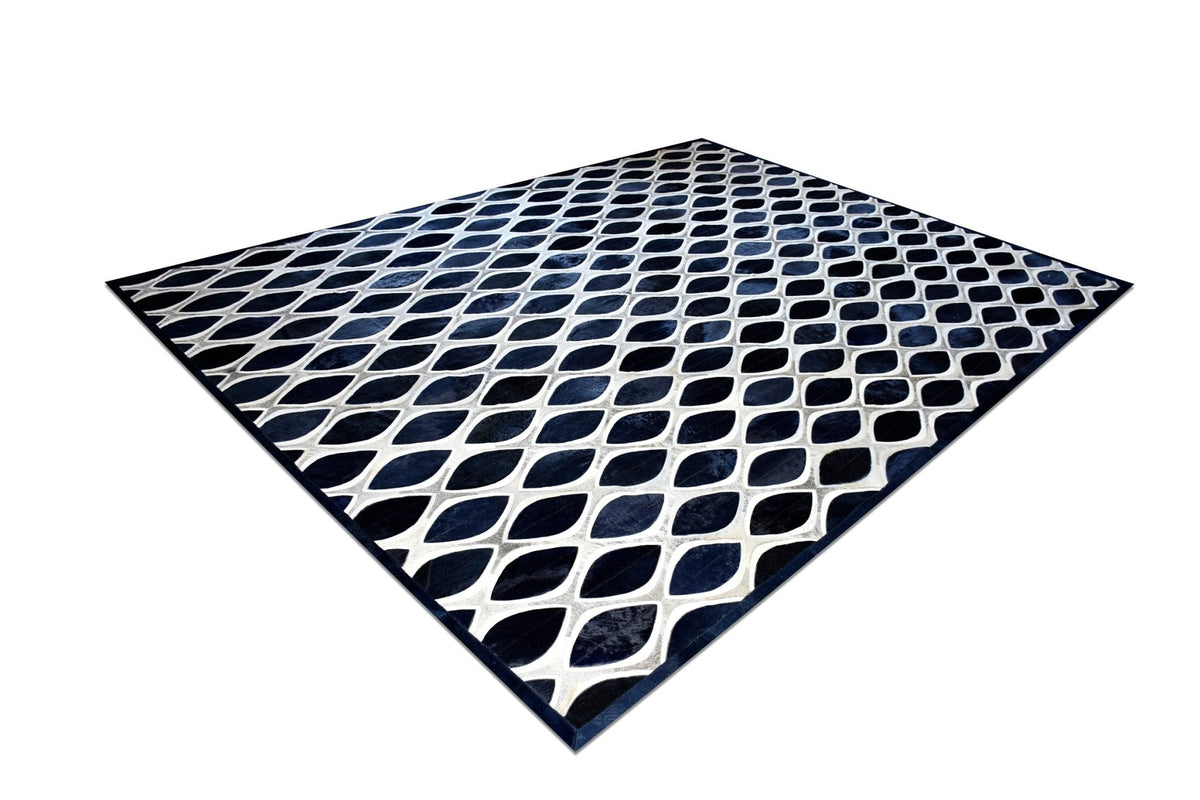 Eye Cat – Contemporary Custom Rug in Cowhide by Homelosophy