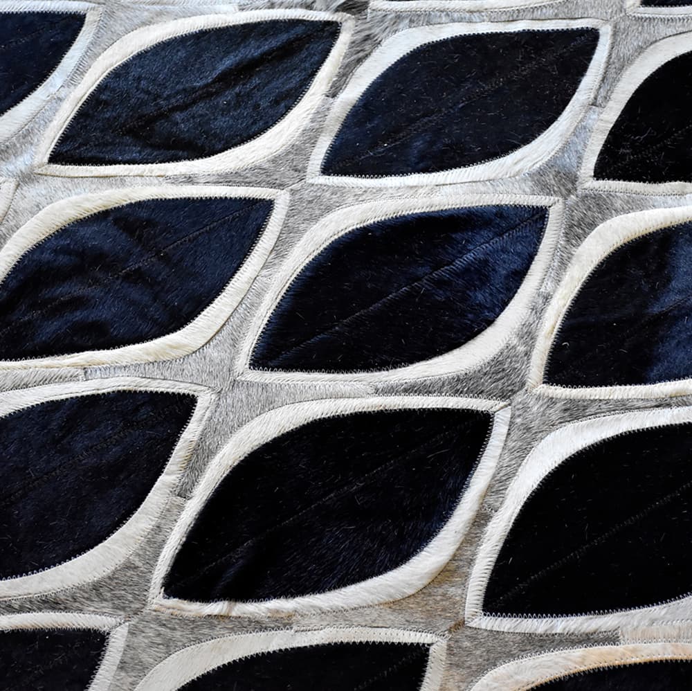 Eye Cat – Contemporary Custom Rug in Cowhide by Homelosophy