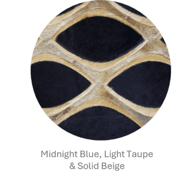 Eye Cat – Contemporary Custom Rug in Cowhide by Homelosophy