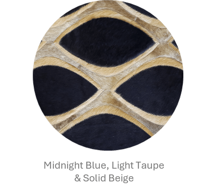 Eye Cat – Contemporary Custom Rug in Cowhide by Homelosophy
