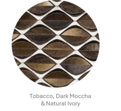 Eye Cat – Contemporary Custom Rug in Cowhide by Homelosophy