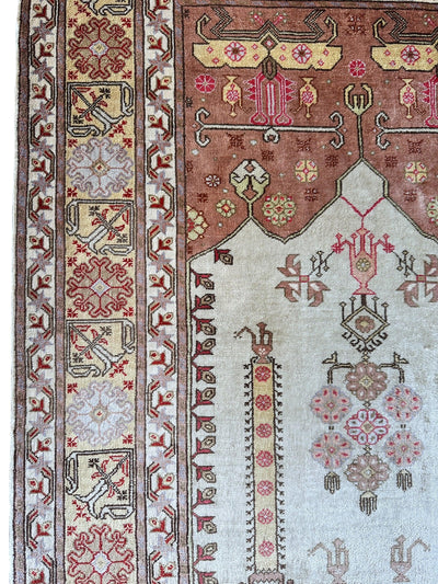 Luxurious Hand-Knotted Pure Silk Turkish Kayseri Rug – Intricate Floral by Rugistan - product image 5 for Resin Society