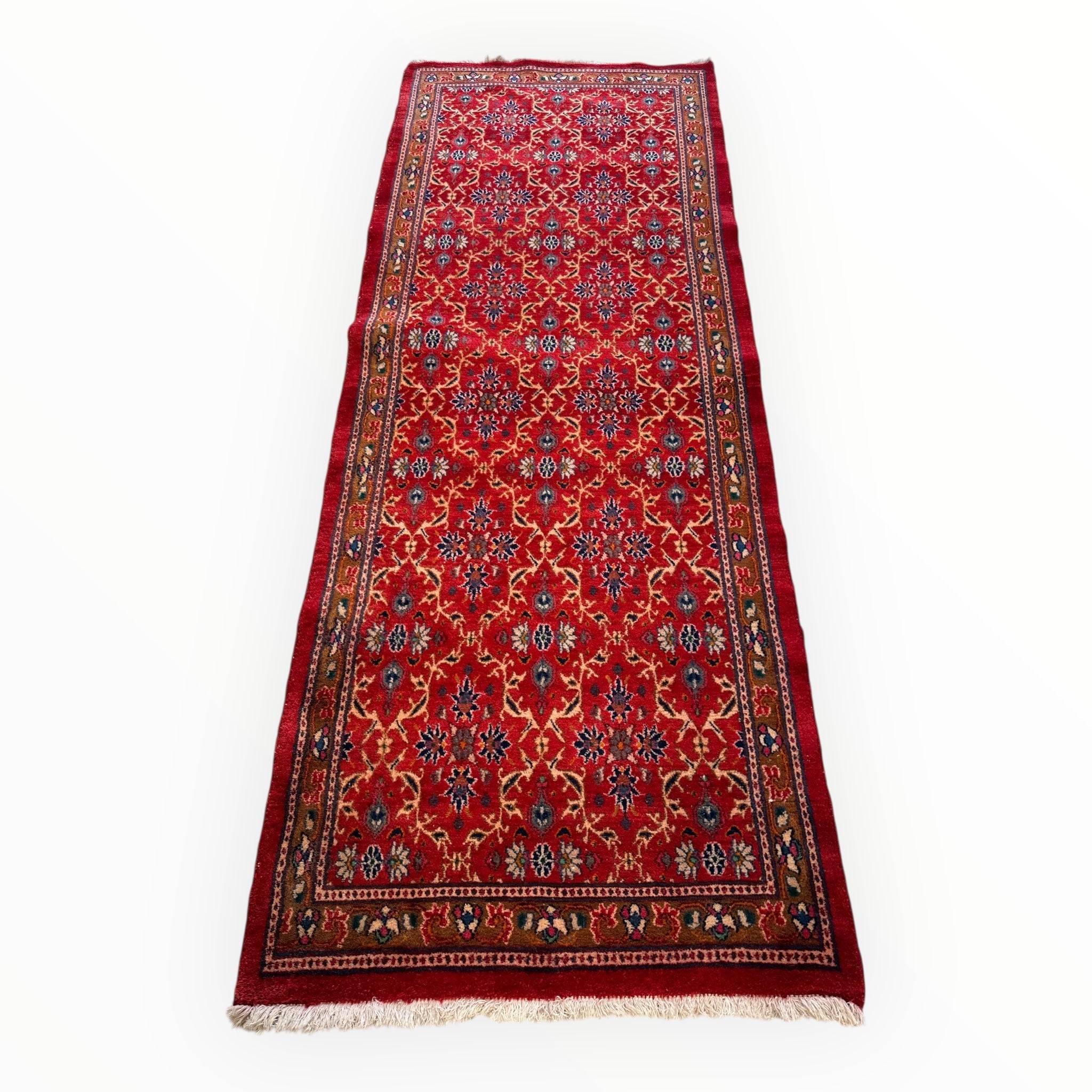 Vintage Mashhad Wool Runner – 3’3” x 8’4” – 1970s by Rugistan - product image 3 for Resin Society