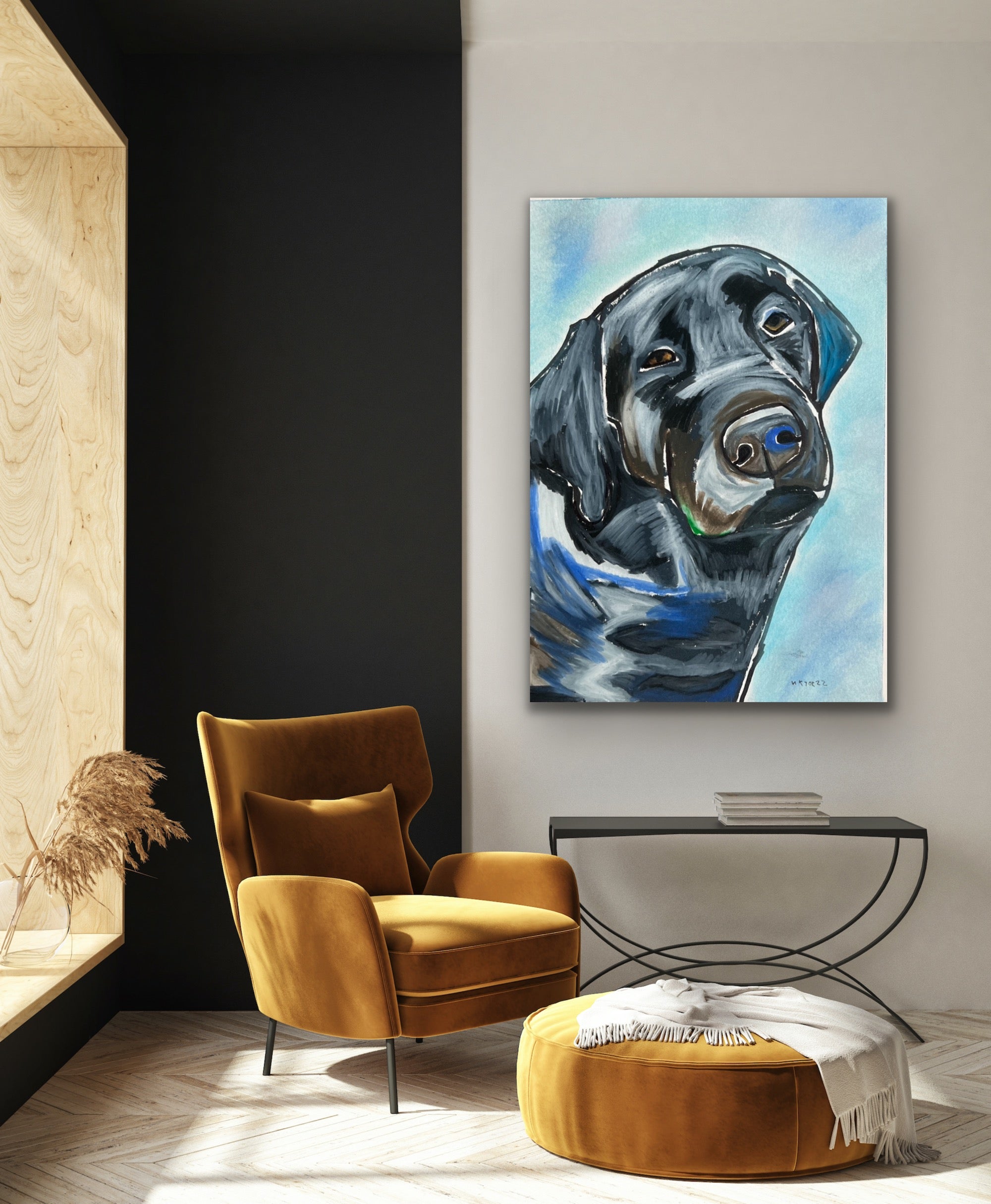 Black Lab - Art Prints detail image - Resin Society