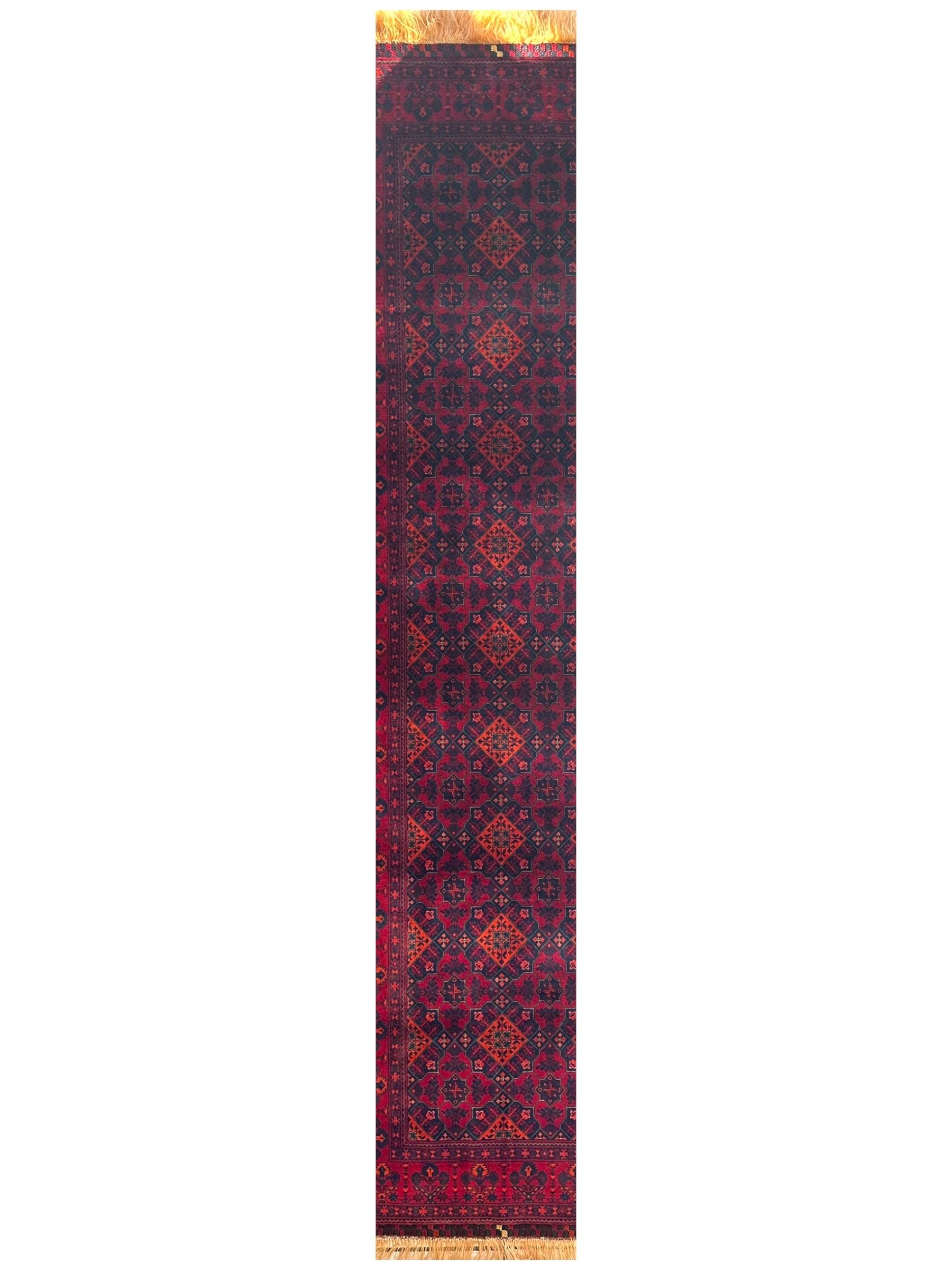 Afghani Fine Knots Bukhara Runner 2’10” x 9’10” by Rugistan - main product image for Resin Society