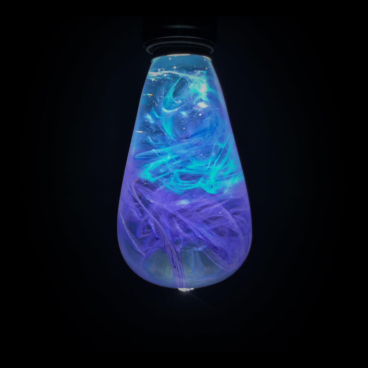 EP Light Faith Resin LED Bulb handcrafted with eco-friendly resin in unique colors