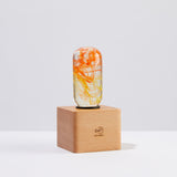 EP Light Fancy Resin Table Lamp with wooden base and unique resin design
