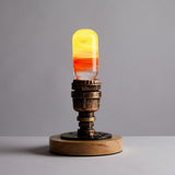 EP Light Flame Decorative Resin LED Bulb showing flame effect inside resin bulb