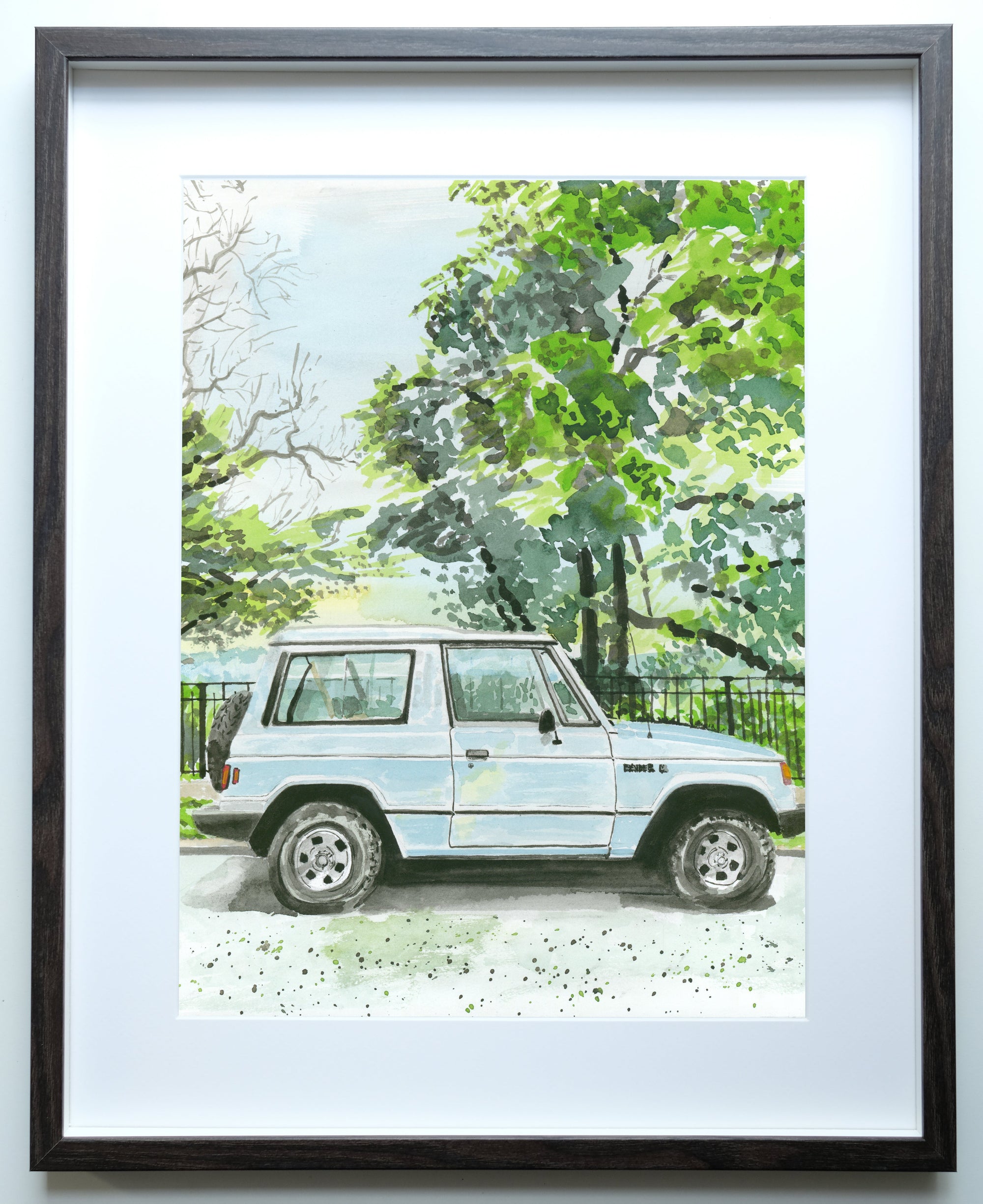 Dodge Raider Painting, Classic Car, Street Scene by Art By Francis - product image 2 for Resin Society