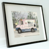 Mister Softee at Dusk, Street Scene by Art By Francis - product image 4 for Resin Society