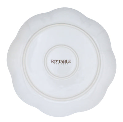 Fabled Flora Scalloped Dinner Plate - Case of 12 Plates by Ro'Table - product image 8 for Resin Society