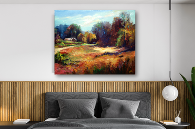 Fall in the Carolinas Artist Enhanced Canvas Print by John Beard Collection - product image 2 for Resin Society