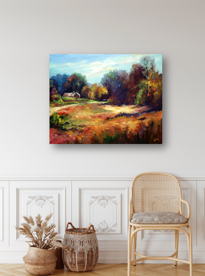 Fall in the Carolinas Artist Enhanced Canvas Print by John Beard Collection - product image 3 for Resin Society