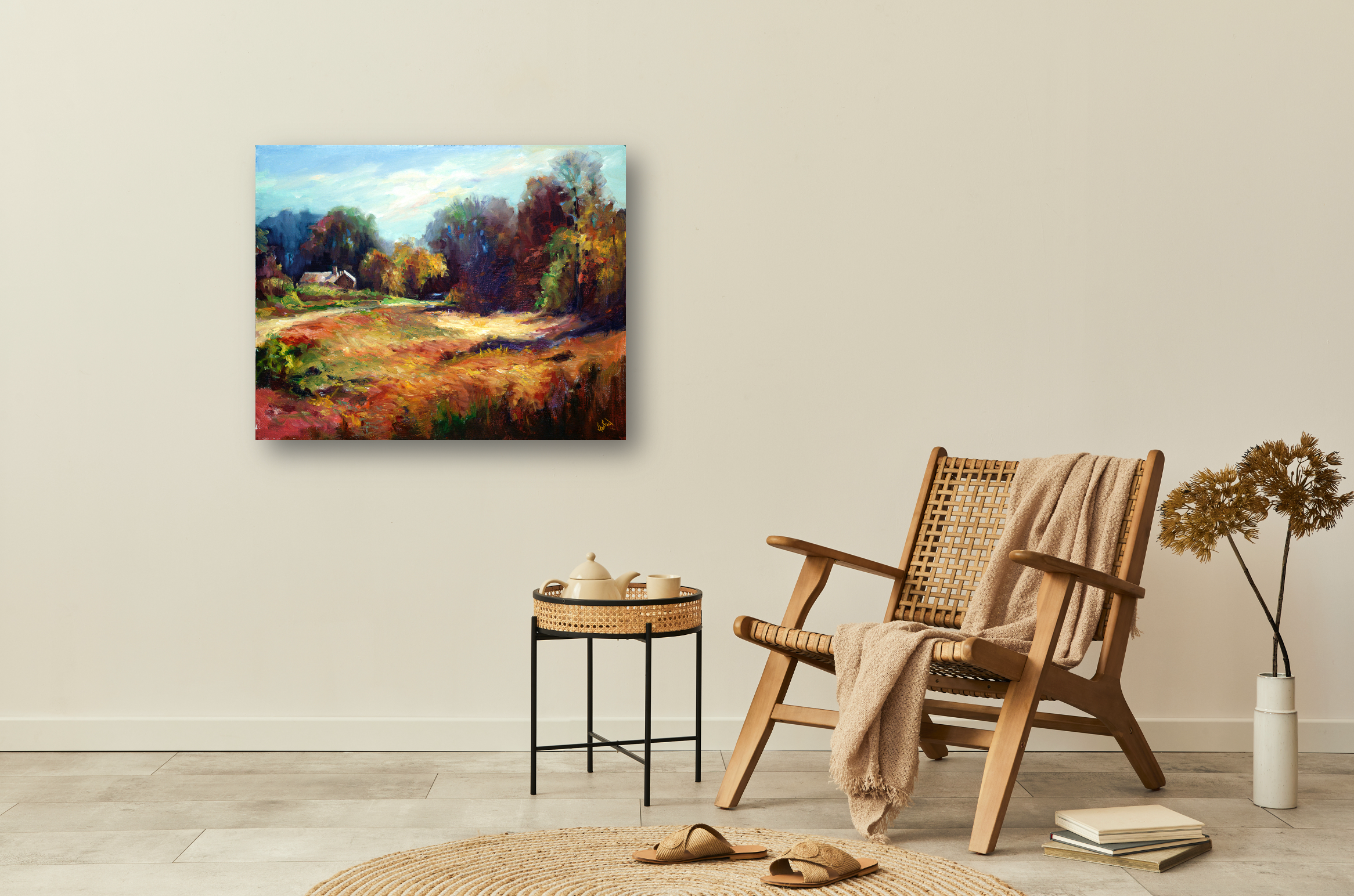 Fall in the Carolinas Artist Enhanced Canvas Print by John Beard Collection - product image 4 for Resin Society