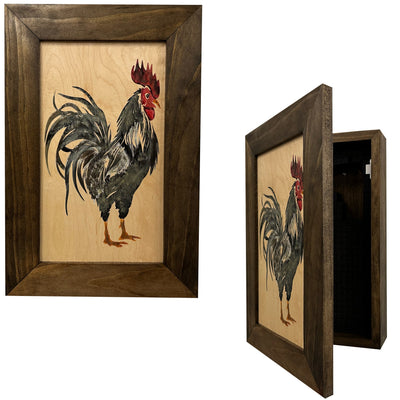 Farmhouse Rooster Gun Concealment Furniture by Bellewood Designs - main product image for Resin Society