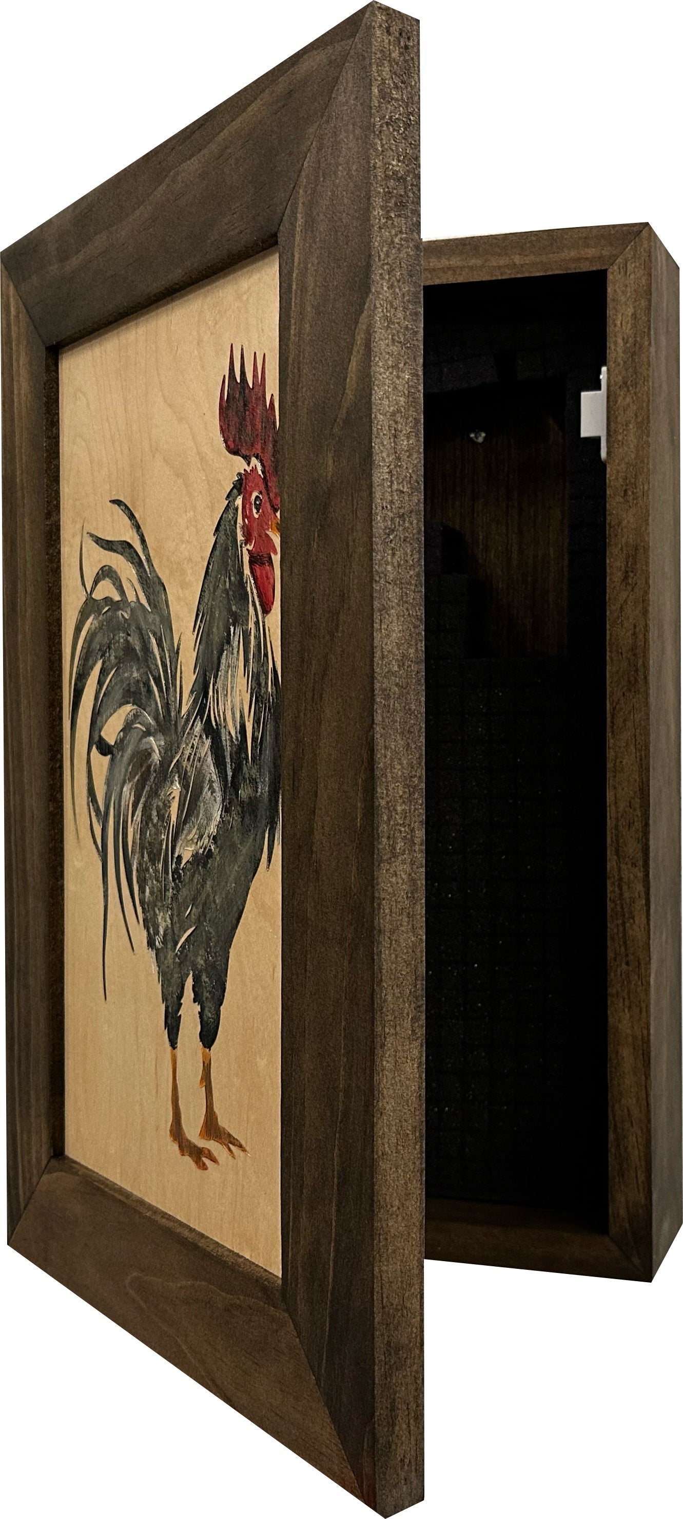 Farmhouse Rooster Gun Concealment Furniture by Bellewood Designs - product image 10 for Resin Society