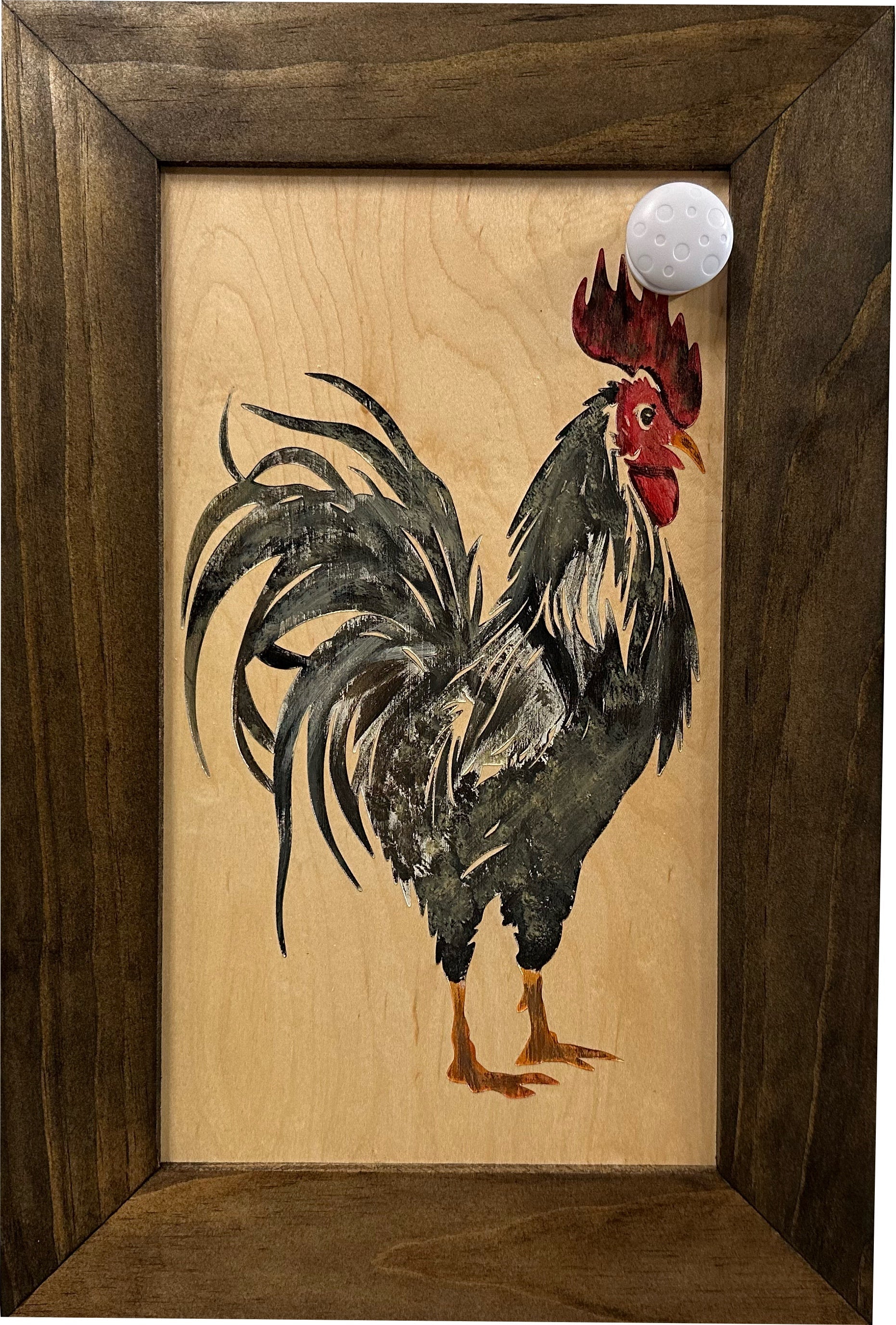 Farmhouse Rooster Gun Concealment Furniture by Bellewood Designs - product image 9 for Resin Society