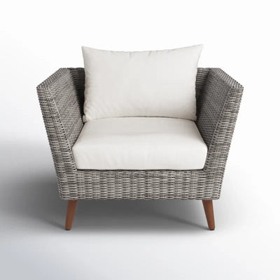 Panther Outdoor Patio Wicker and FSC Wood Seating Set by LifestyleGarden US - product image 5 for Resin Society