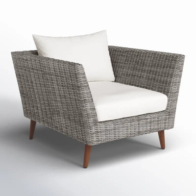 Panther Outdoor Patio Wicker and FSC Wood Seating Set by LifestyleGarden US - product image 6 for Resin Society