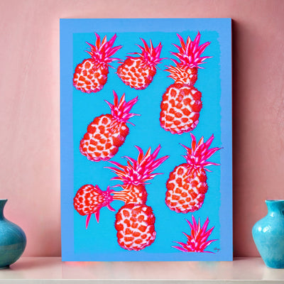 Canvas Print: "Fever Piña" by Tailored Canvases - main product image for Resin Society