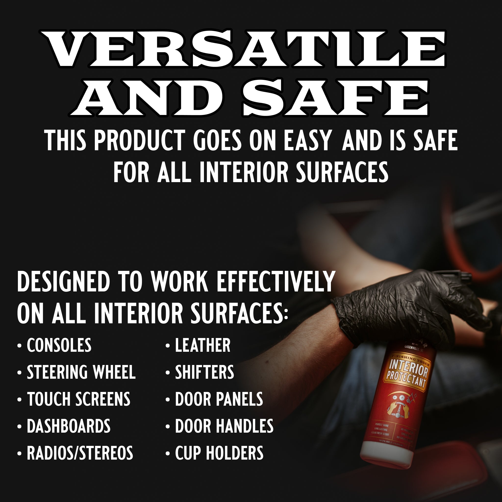 Finishing Touch Interior Protectant with Moisture Lock Technology™ detail image - Resin Society