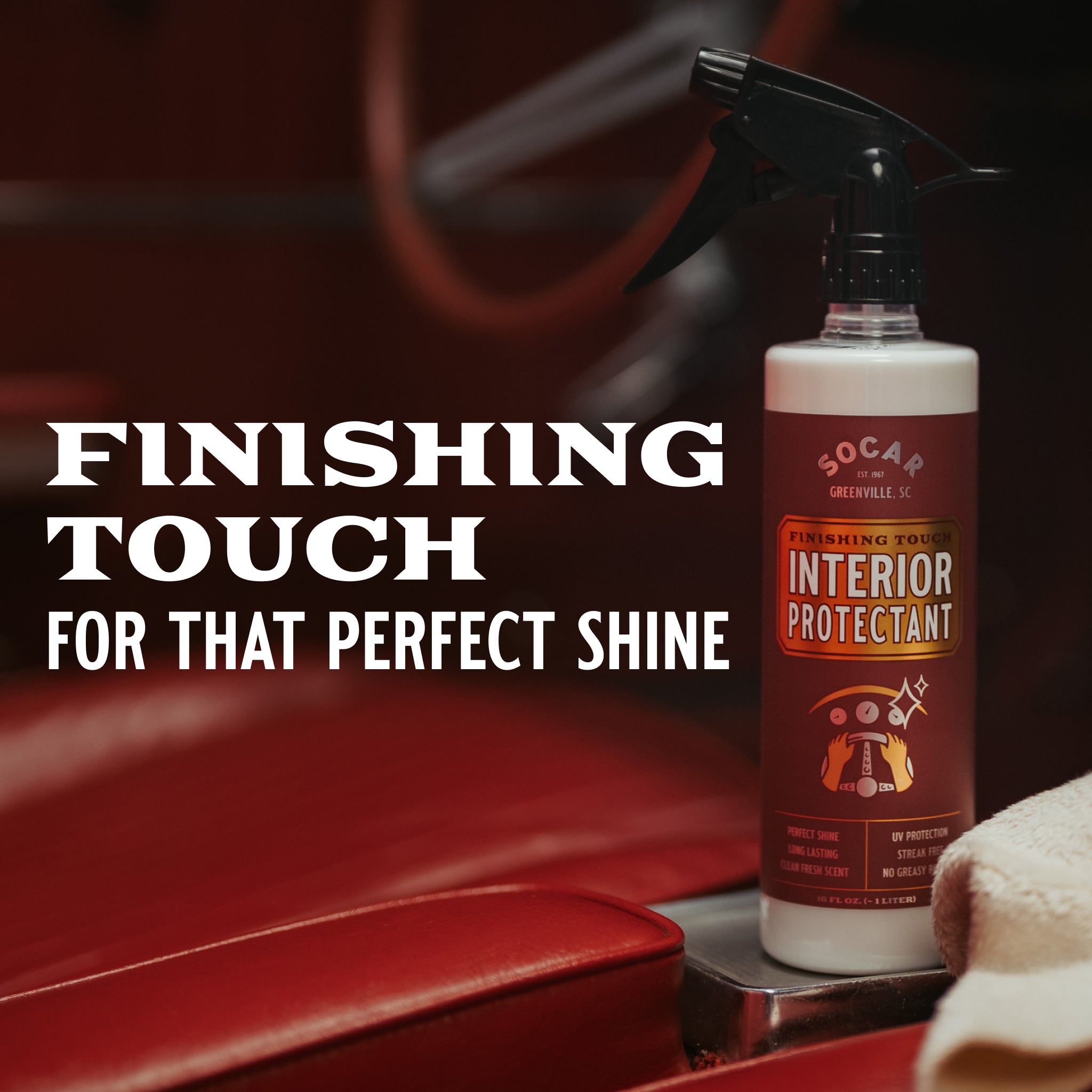 Finishing Touch Interior Protectant with Moisture Lock Technology™ detail image - Resin Society