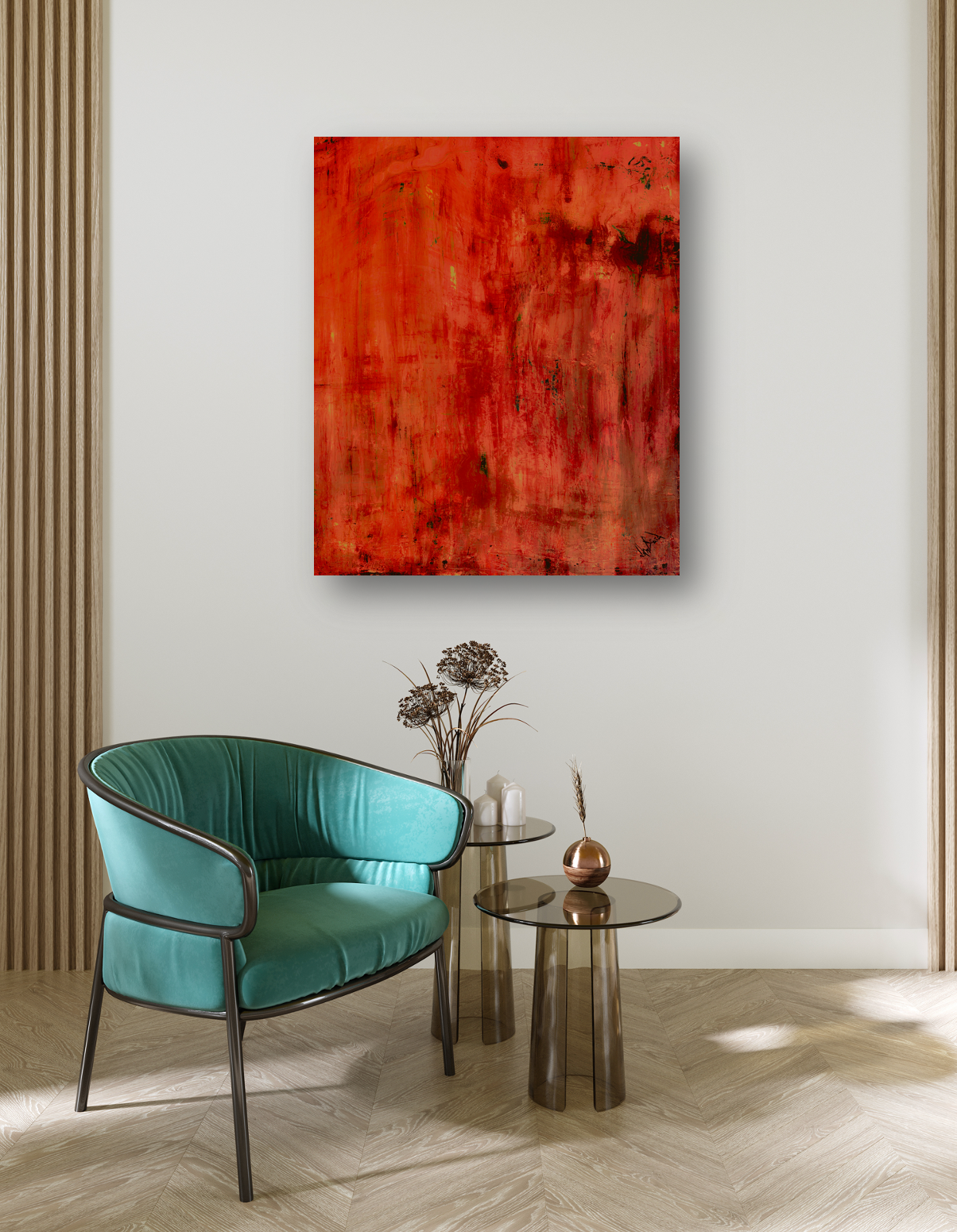 Firestarter Artist Enhanced Canvas Print by John Beard Collection - product image 3 for Resin Society