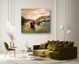 Fishing Boats at Sunset by John Beard Collection - product image 4 for Resin Society