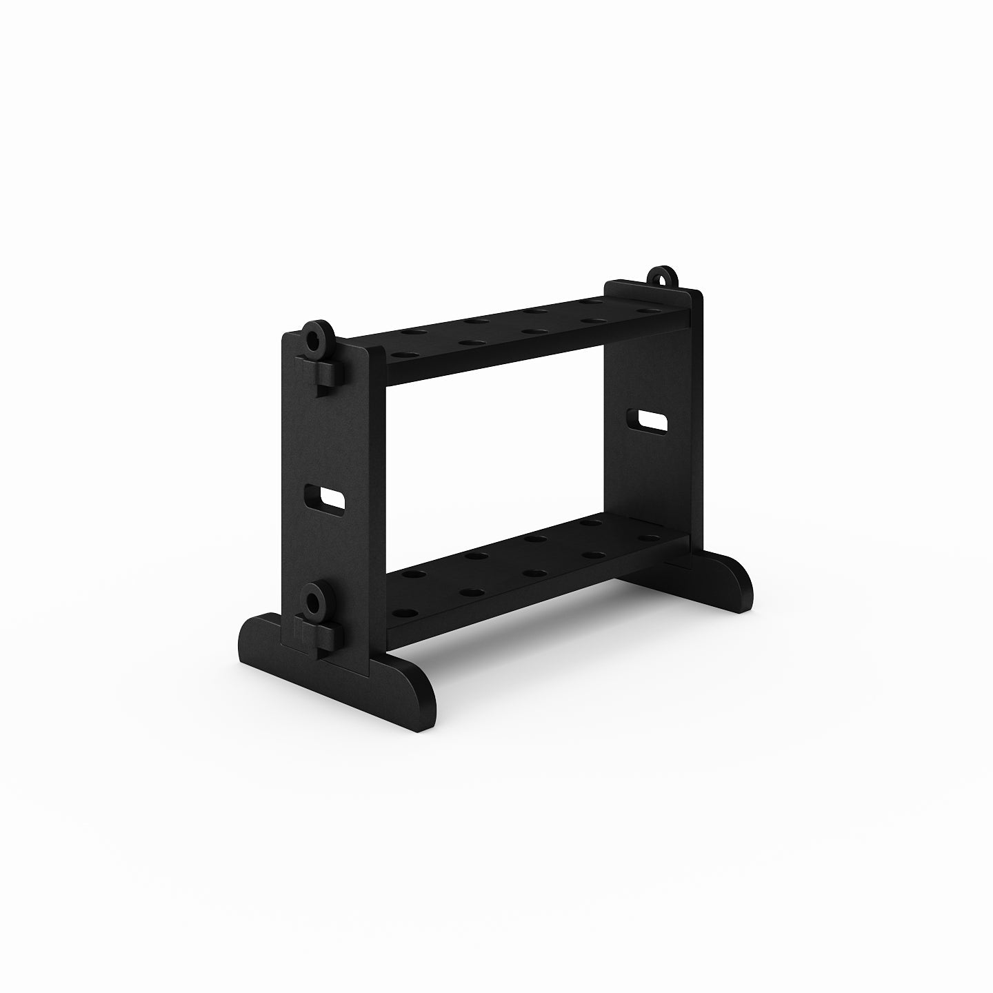 SoPoly Fishing Rod Holder in Black holding multiple fishing rods