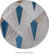 Flame – Bold Lasered Luxury Rug in Premium Leather by Homelosophy