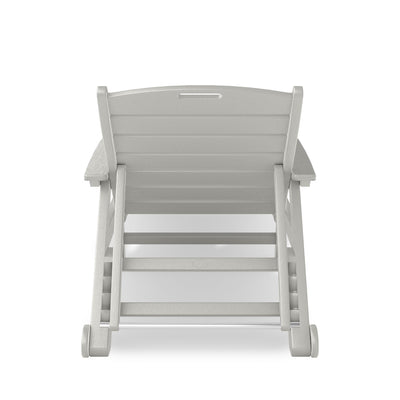 SoPoly Flat Chaise Lounge outdoor chair in multiple colors