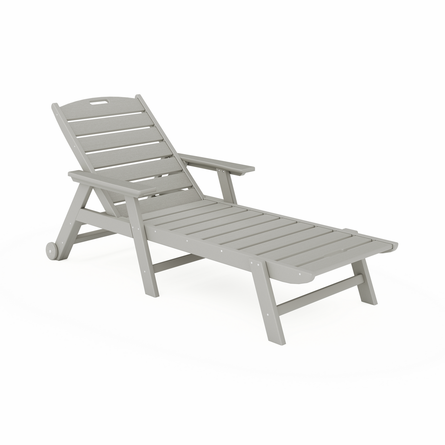 SoPoly Flat Chaise Lounge outdoor chair in multiple colors