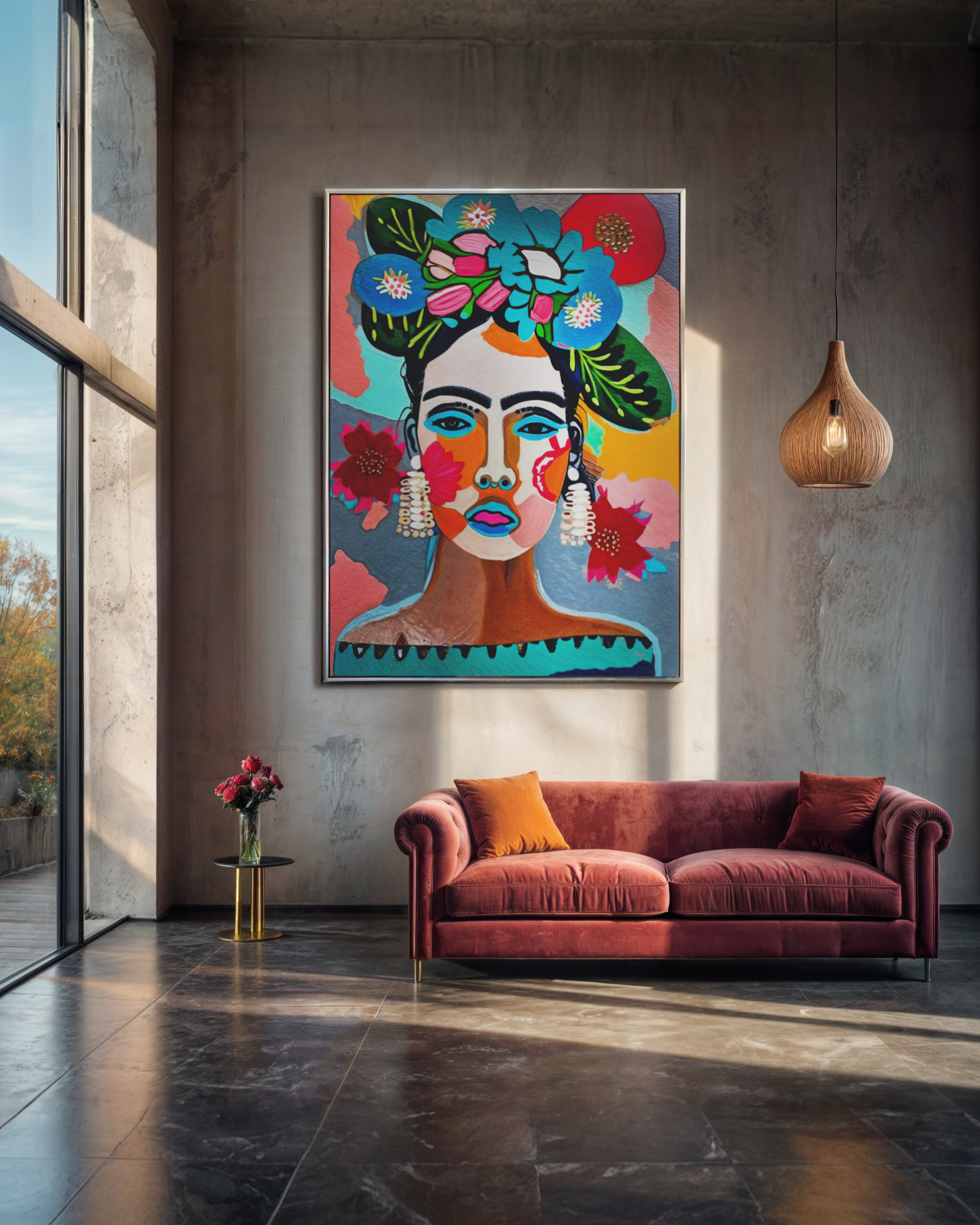 Canvas Print: "Floral Muse III" by Tailored Canvases - product image 2 for Resin Society