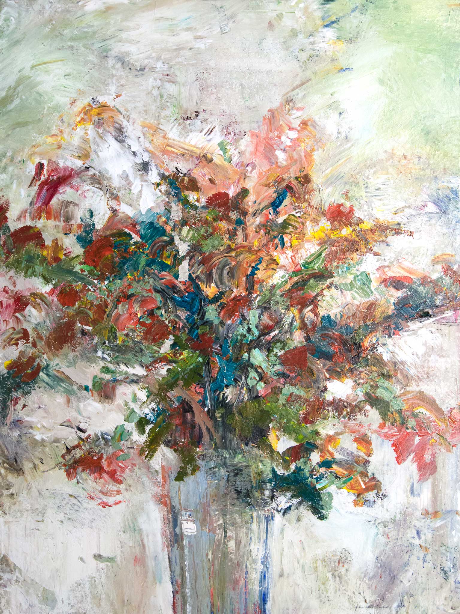 Floral Artist Enhanced Canvas Print by John Beard Collection - main product image for Resin Society