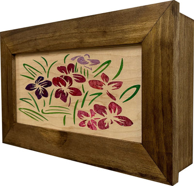 Just Flowers Hidden Gun Storage Wall Decor by Bellewood Designs - product image 15 for Resin Society