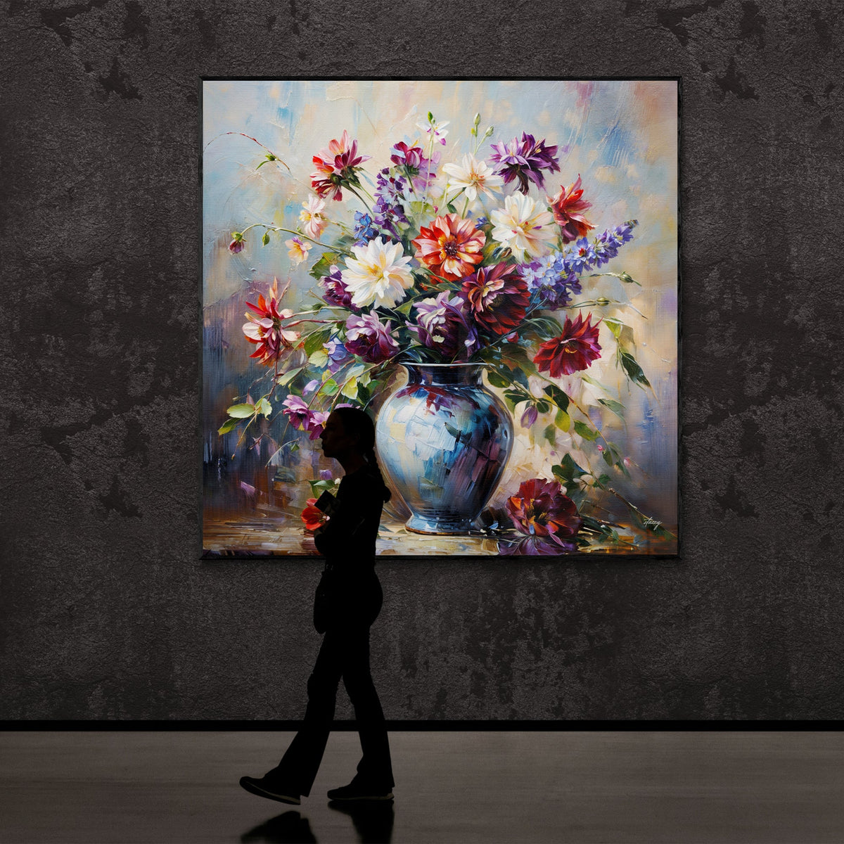 Canvas Print: "Flore Symphony" by Tailored Canvases - product image 2 for Resin Society