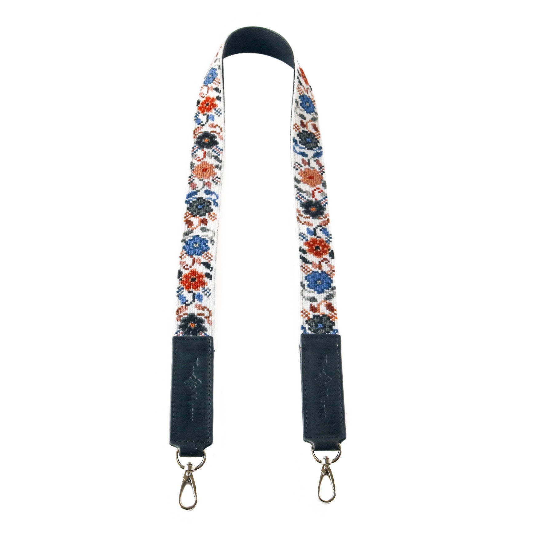 Mai Woven Bag Strap - Flowers with Leather by Tin Marin Brand - product image 11 for Resin Society