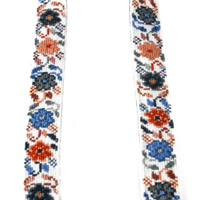 Mai Woven Bag Strap - Flowers with Leather by Tin Marin Brand - product image 12 for Resin Society