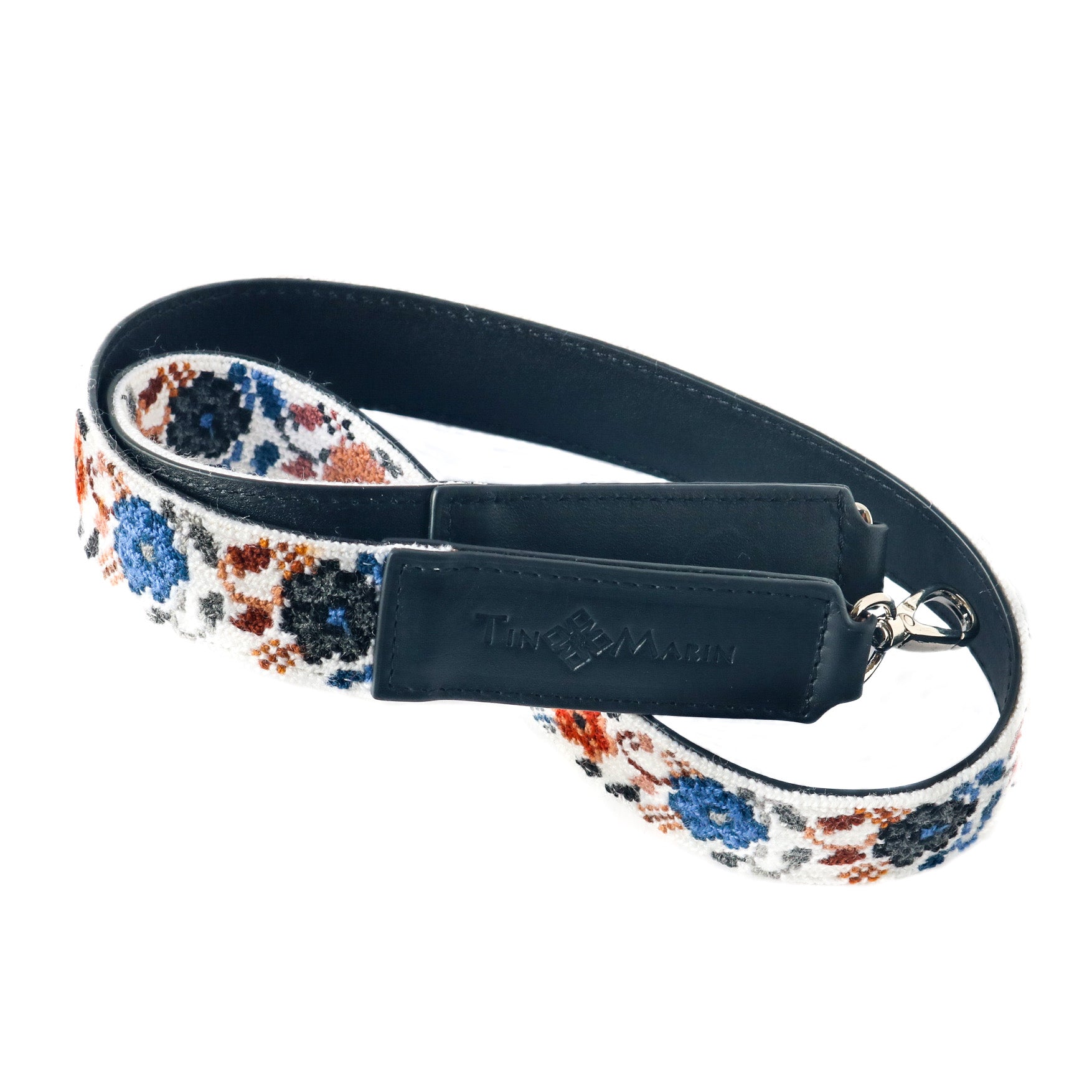 Mai Woven Bag Strap - Flowers with Leather by Tin Marin Brand - product image 10 for Resin Society