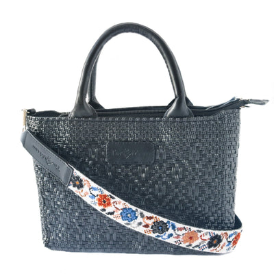 Mai Woven Bag Strap - Flowers with Leather by Tin Marin Brand - product image 13 for Resin Society