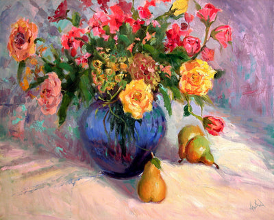 Flowers with Pears by John Beard Collection - main product image for Resin Society
