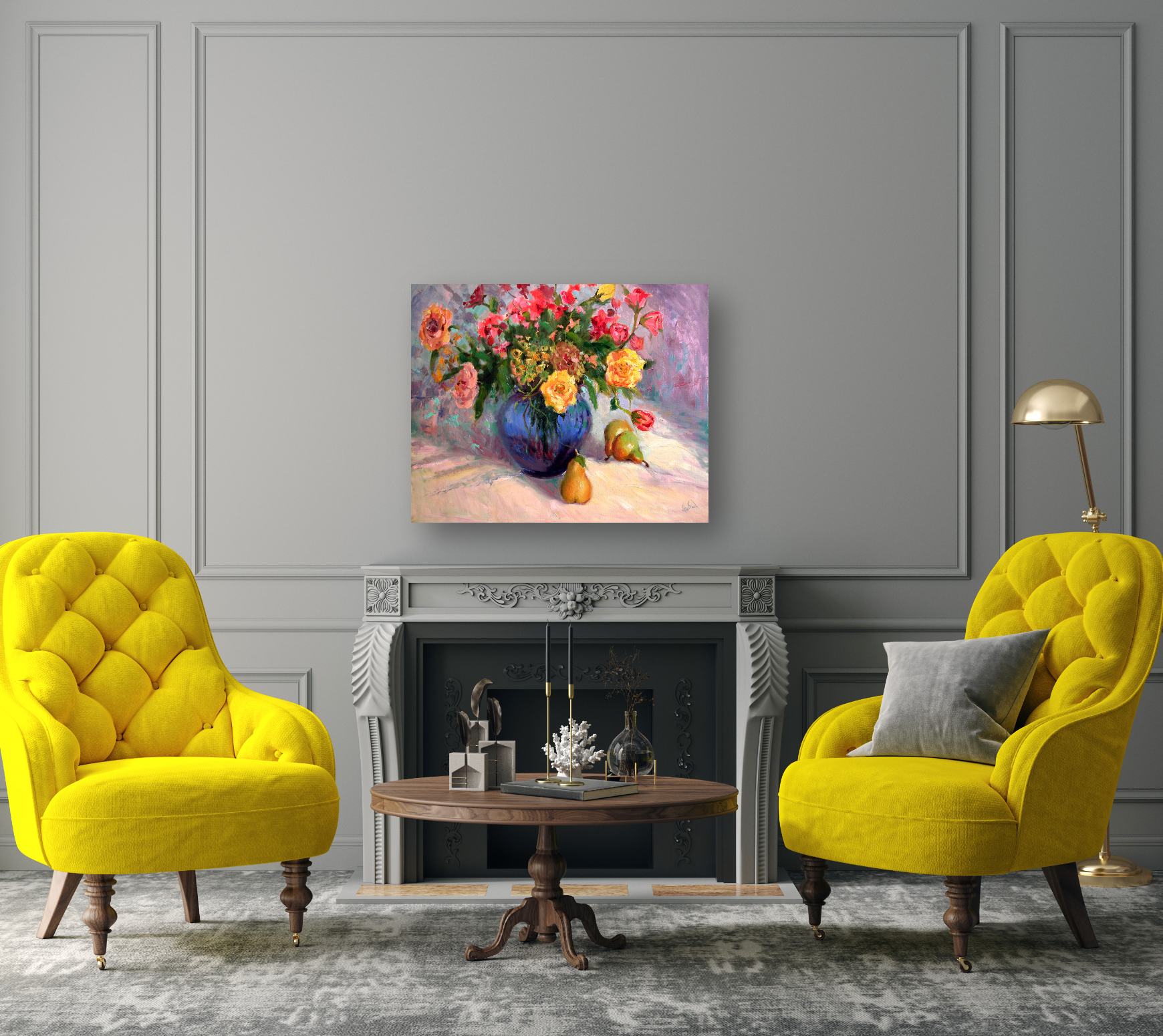 Flowers with Pears by John Beard Collection - product image 4 for Resin Society