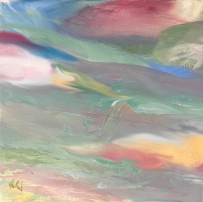 Fluid III Artist Enhanced Canvas Print by John Beard Collection - main product image for Resin Society